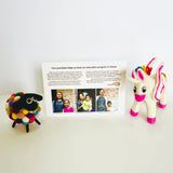 Felt Mobile | Planets & Space with colorful felt Earth, sun, planet, and rocket hanging on a hoop for nursery decor.