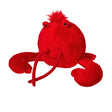 Rolly Lobster red plush toy with soft claws, googly eyes, and fuzzy antennae