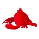 Rolly Lobster red plush lobster toy with fuzzy body claws antennae and long tail