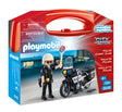 City Action | Police Carry Case featuring a police figure and motorcycle playset