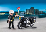 City Action | Police Carry Case with police officer figure and motorcycle toy