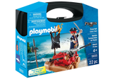 Pirates | Pirate Raft Carry Case shown in colorful packaging with pirate raft playset artwork
