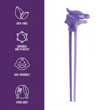 Munchtime Chopsticks Dragon purple dragon-shaped chopsticks