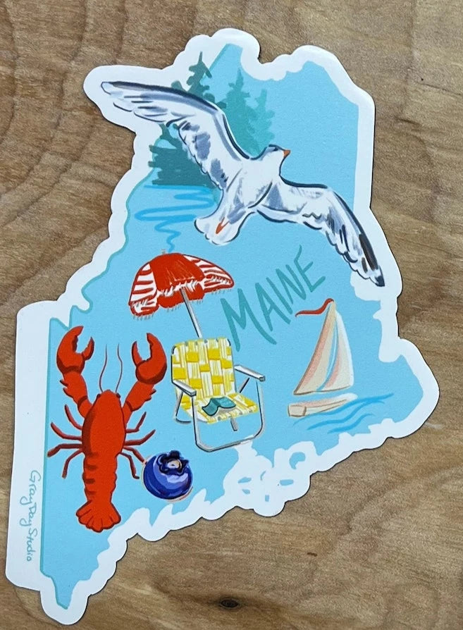 Summer in Maine Magnet