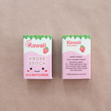 Kawaii Strawberry Cross Stitch Matchbox