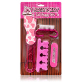 Lil Piggy Pedicure Set pink pedicure kit with foot file brush toe separators and nail file