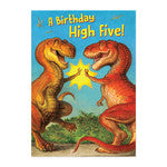 Dinosaurs High Five Card