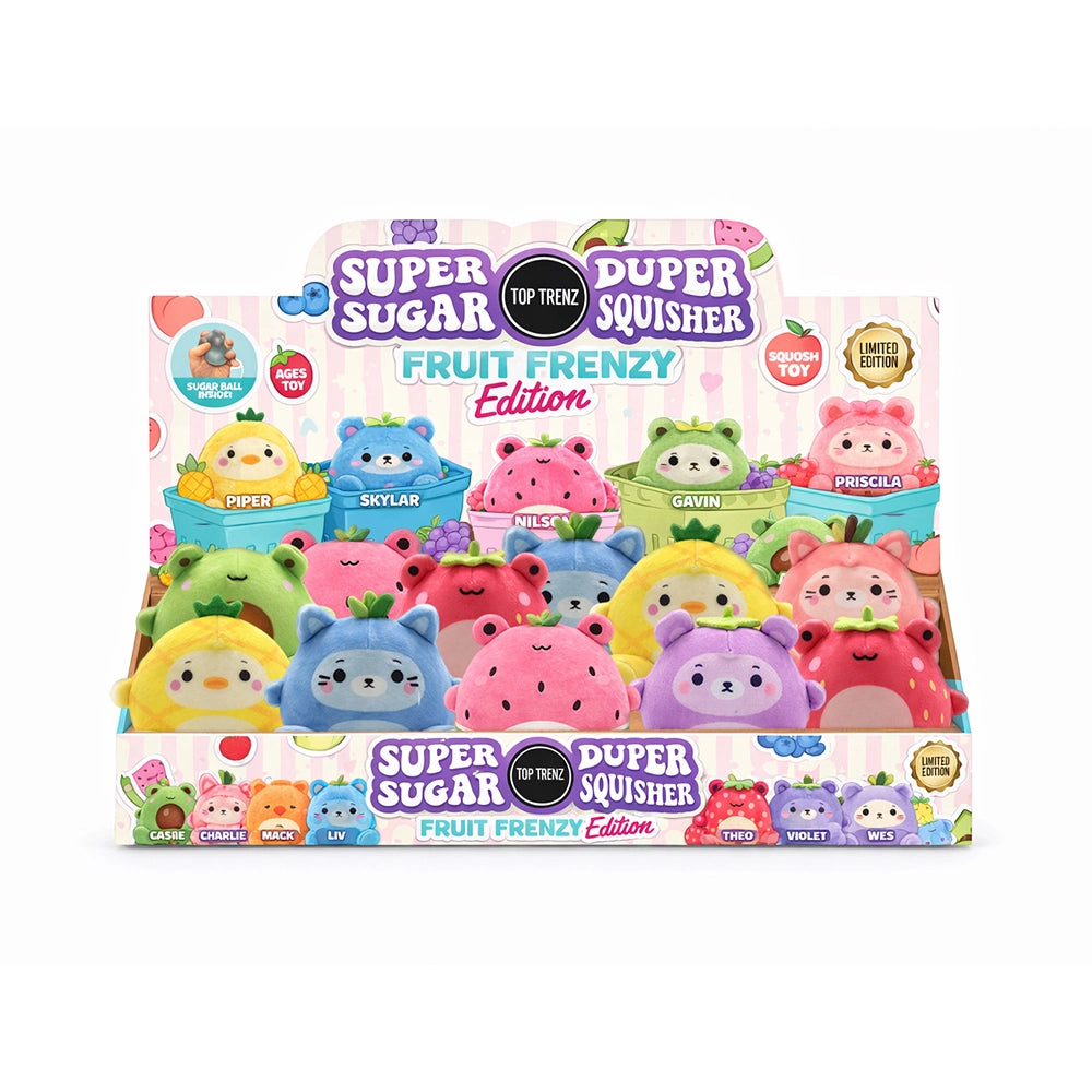 Super Duper Sugar Squisher Plush | Fruit Frenzy