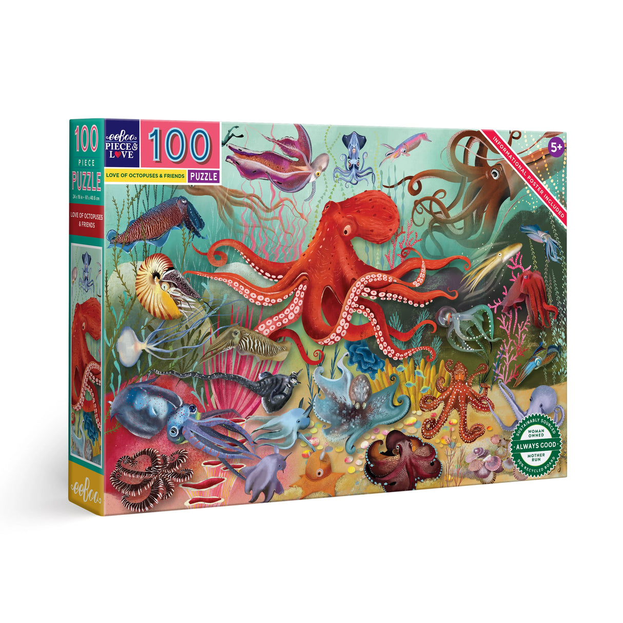 100pc Love of Octopuses & Friends Puzzle