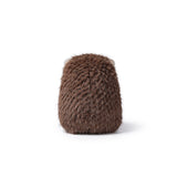 McHugs Weighted Little Hedgehog brown plush toy shown from behind