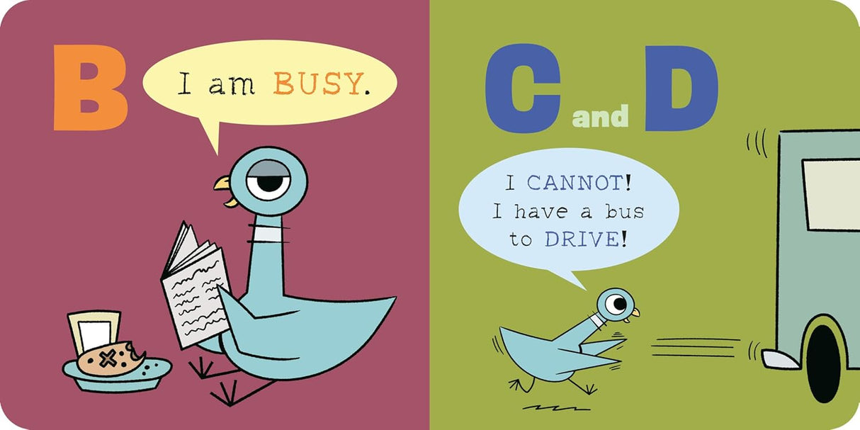 Pigeon Won't Say the ABCs!