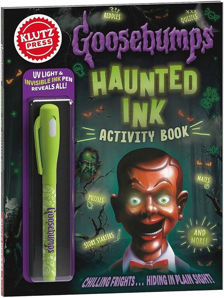 Goosebumps Haunted Ink Activity Book