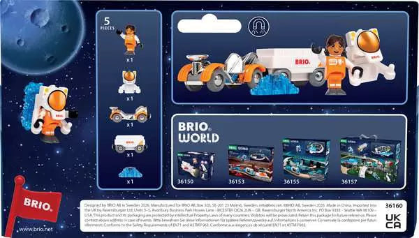 Space Rover toy set packaging with astronaut figures and space vehicles