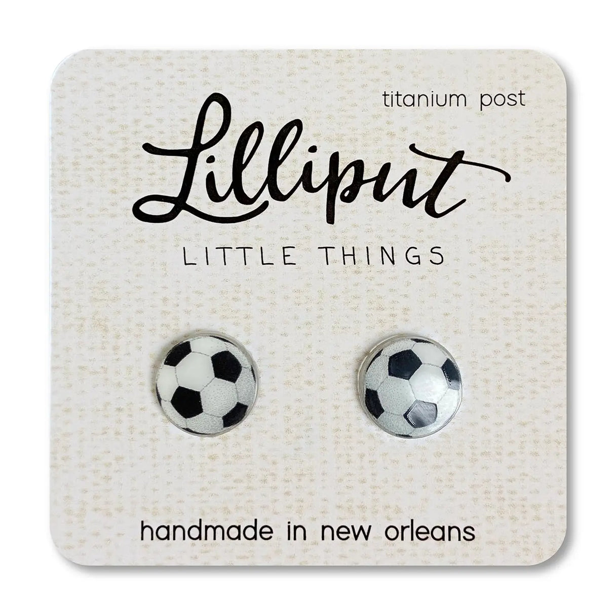 Earrings | Soccer Ball