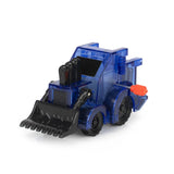 Z Wind Ups | Bulldozer Billy blue wind up bulldozer toy with front scoop