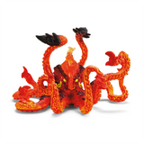 Eldrador | Ice Bug vs Fire Kraken red and orange tentacled figure