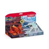 Eldrador | Ice Bug vs Fire Kraken playset box with fire Kraken and ice bug figures