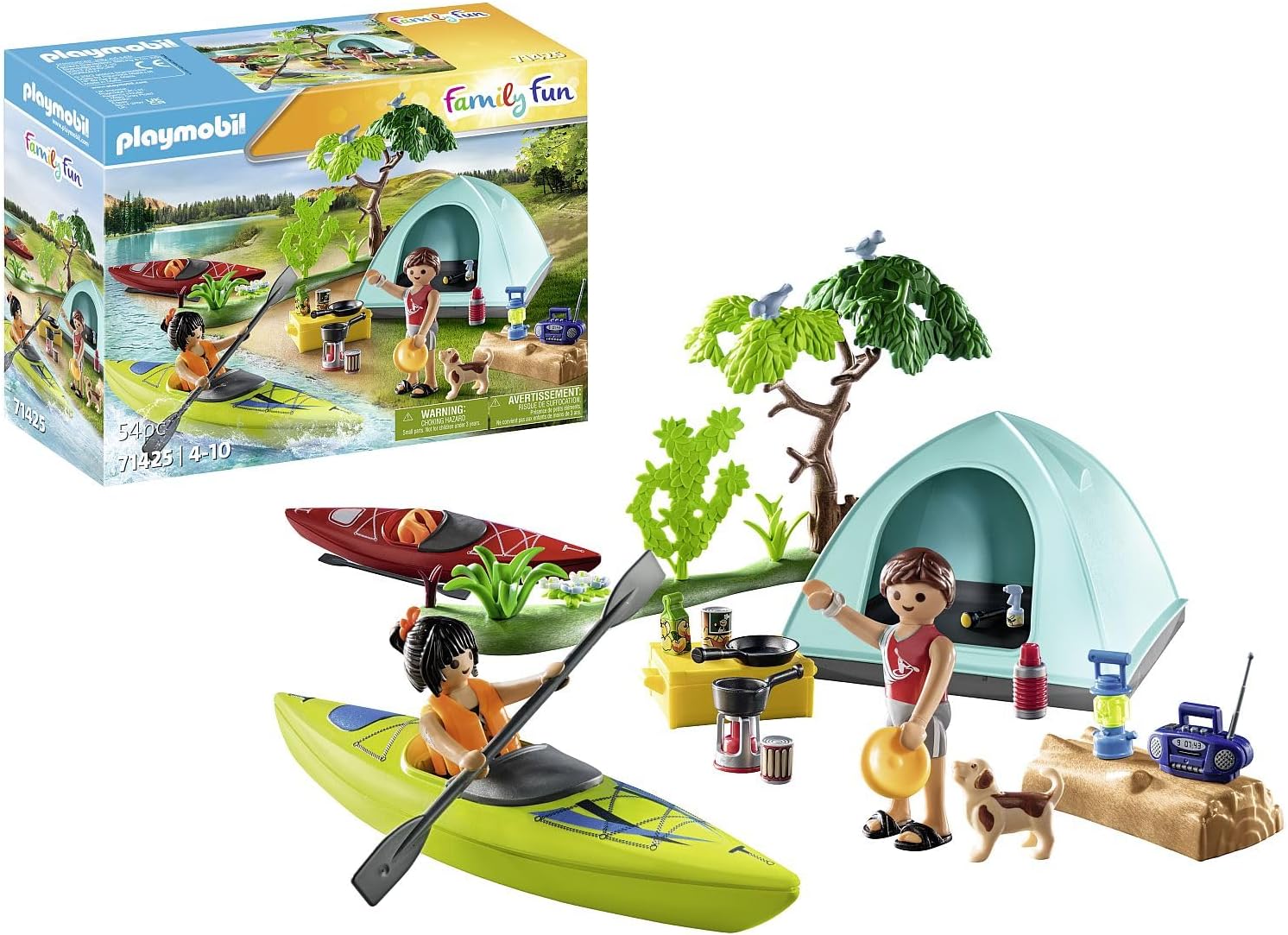 Playmobil 5437 Camping Service Cart with Ranger and Many Tool(並行輸入) Playmobil Summer Fun Camping Service Cart Set 5437 - ToyWiz