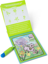 Water WOW! Spring reusable water coloring activity book with water pen and colorful spring illustrations