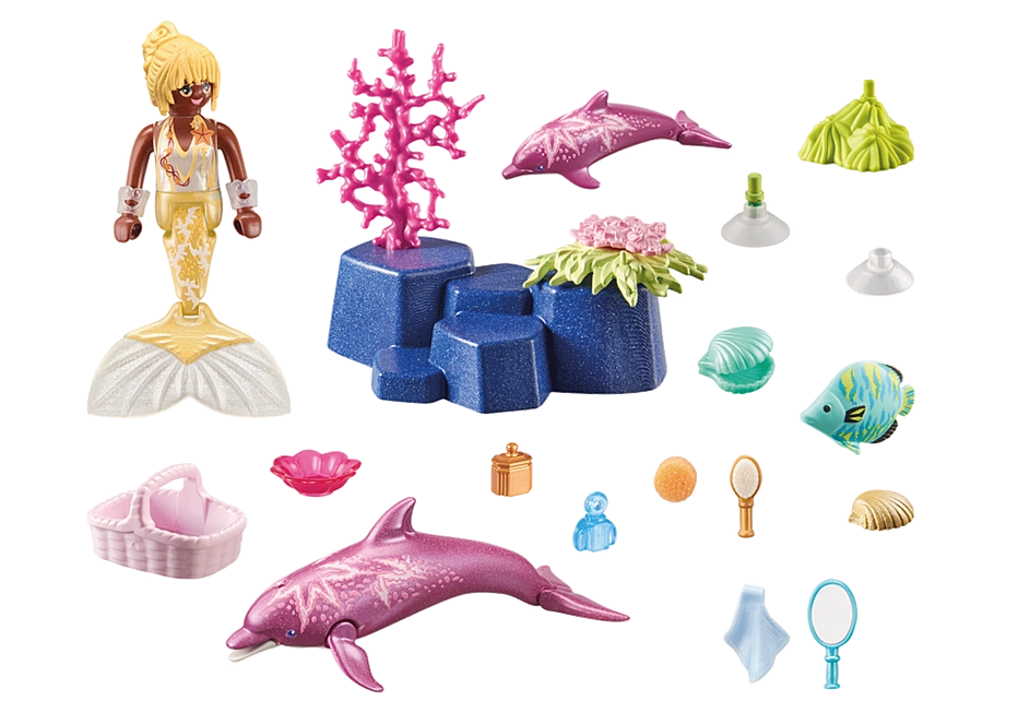 Princess Magic | Mermaid with Dolphins