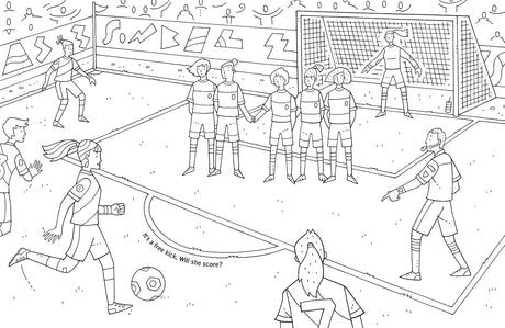 Soccer Coloring & Activity Book