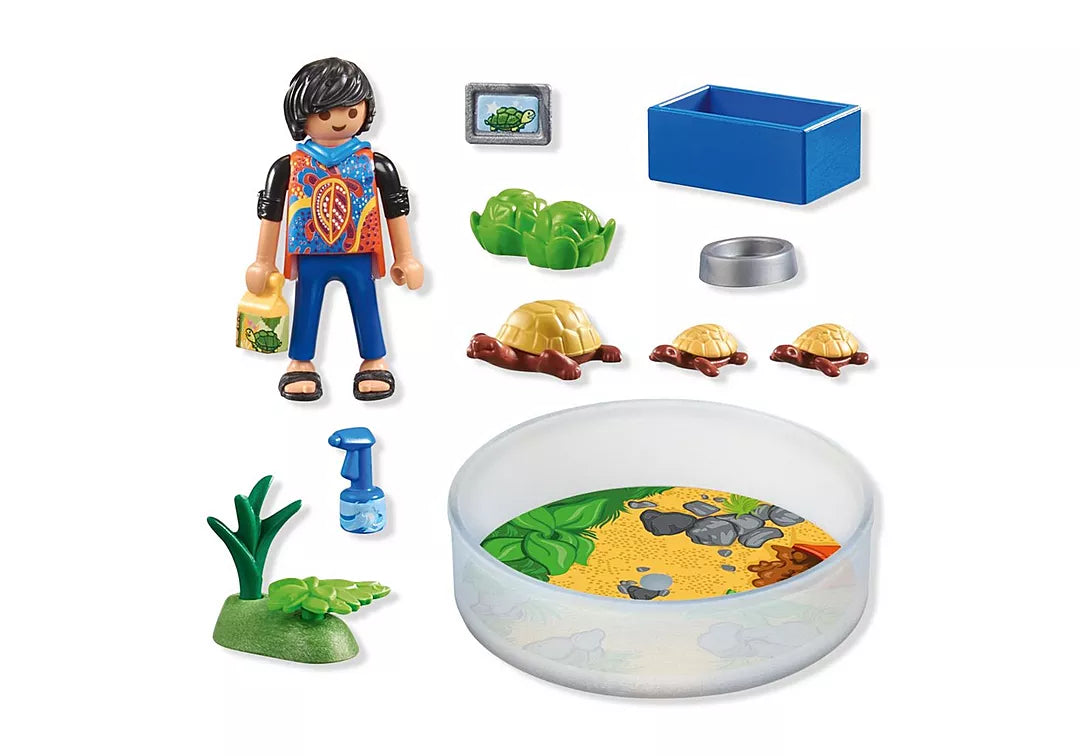My Life | Turtle Terrarium play set with turtle figures and habitat accessories