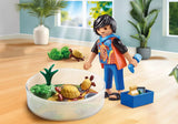 My Life | Turtle Terrarium play set with a child figure and turtle habitat accessories