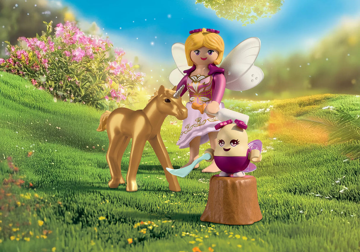 Magic Unicorns | Golden Unicorn Foal & Fairy