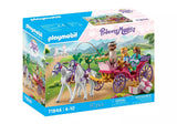 Princess Magic | Carriage Ride toy carriage set with princess figures and white horses in colorful packaging
