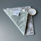 Minky Crinkle | Wildflowers on Grey