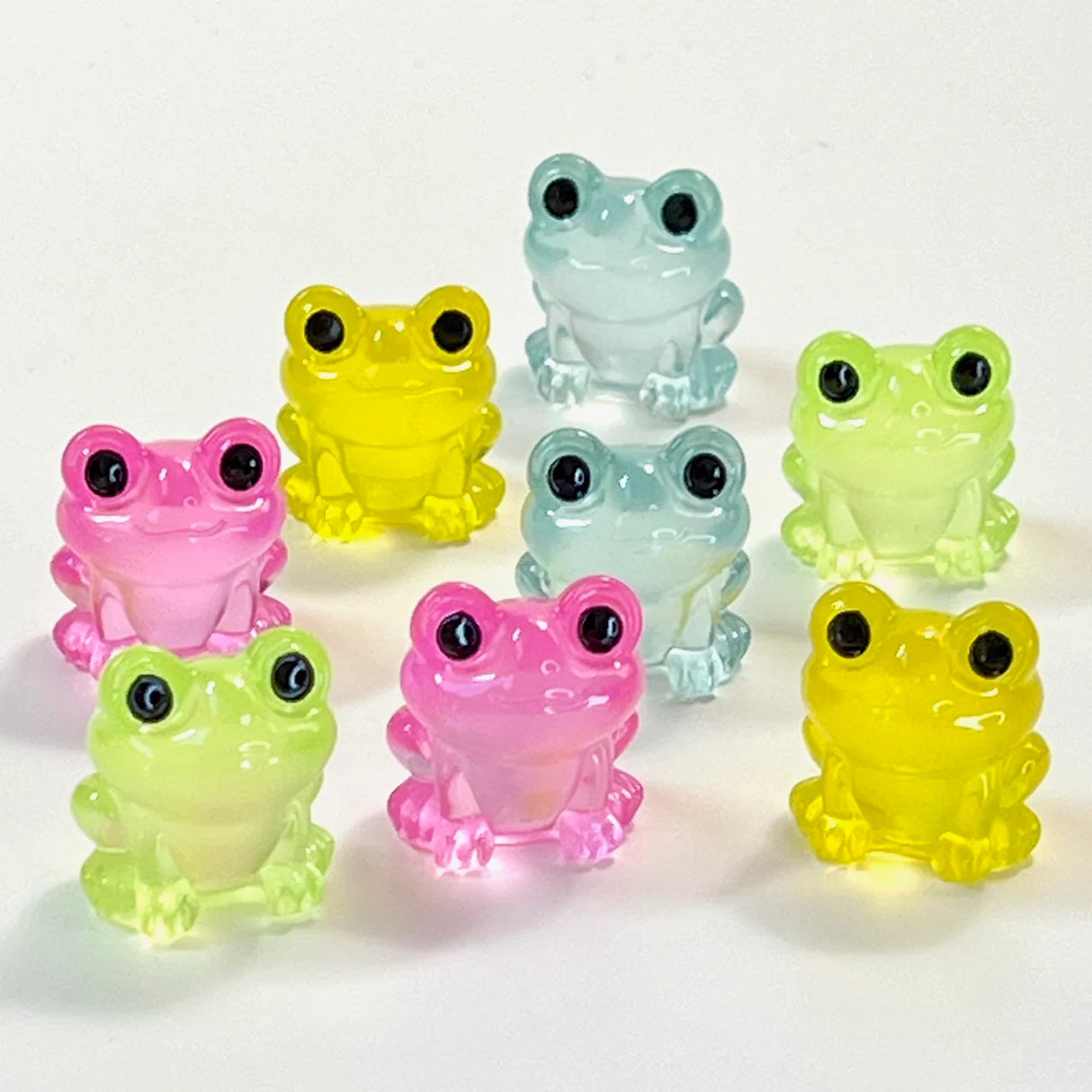 Glow in the Dark Frog Miniature Figurine