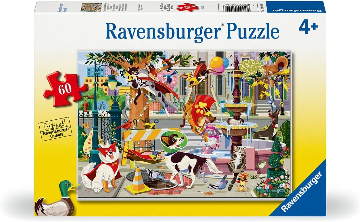 60pc Super Dogs to the Rescue Puzzle – Treehouse Toys