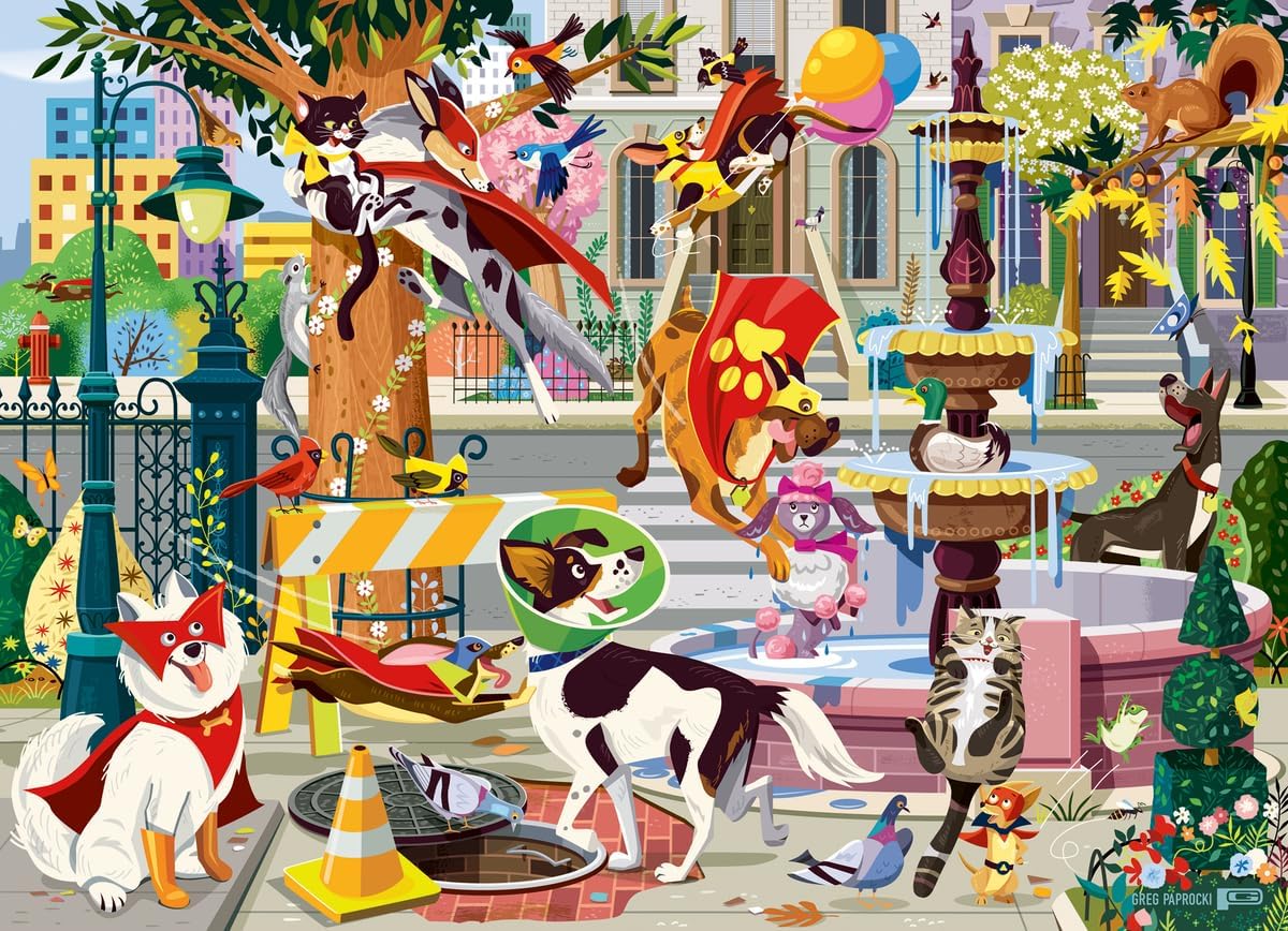 60pc Super Dogs to the Rescue Puzzle – Treehouse Toys