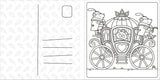 Super Cuties Cozy Fairyland Coloring Book with a fairy carriage coloring page and nameplate