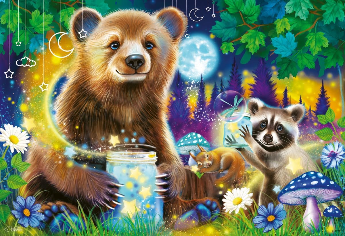 24pc Lovable Woodland Friends Puzzles