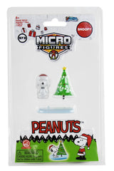 World's Smallest Charlie Brown Christmas miniature Snoopy and Christmas tree figures in package