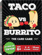Taco vs Burrito card game box with illustrated taco and burrito characters