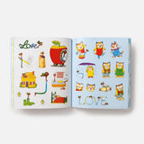Richard Scarry's Busy Busy Sticker Book with colorful animal stickers and playful illustrated scenes