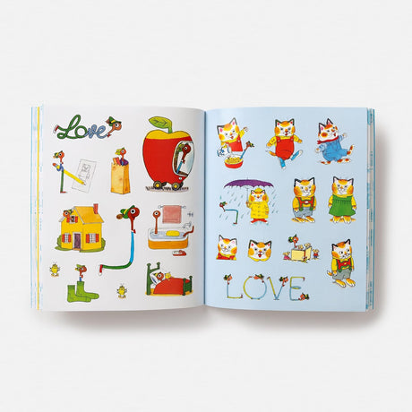 Richard Scarry's Busy Busy Sticker Book with colorful animal stickers and playful illustrated scenes
