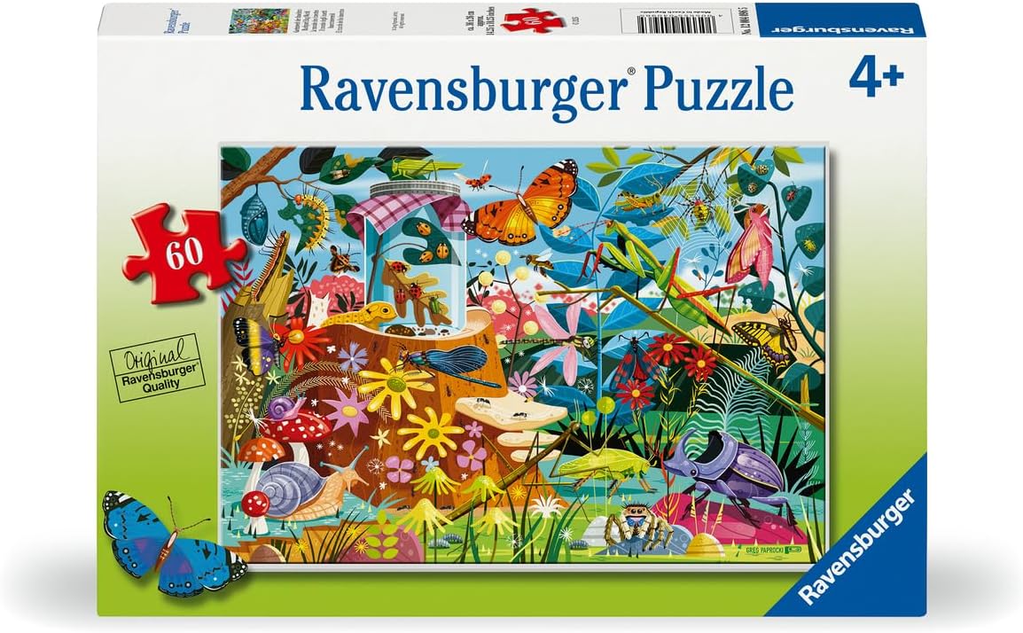 60pc Backyard Bug World Puzzle