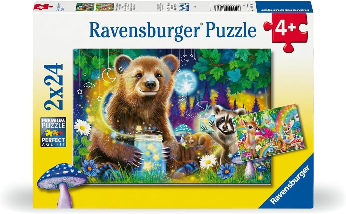 24pc Lovable Woodland Friends Puzzles