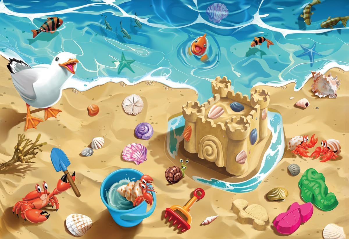 24pc Fun at the Beach Floor Puzzle