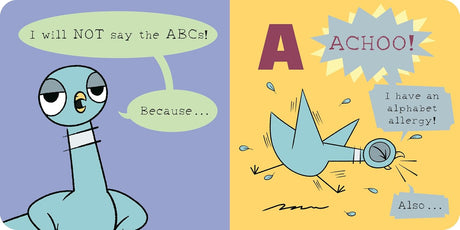Pigeon Won't Say the ABCs!