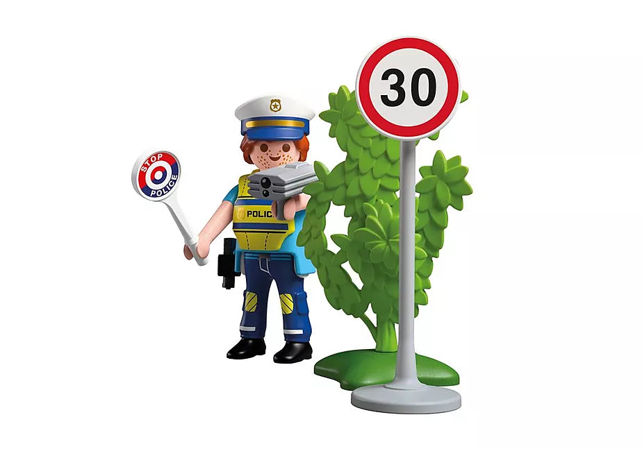 City Action | Police Officer with Speed Detector