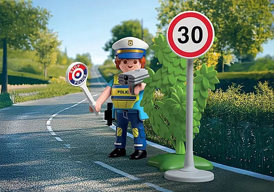 City Action | Police Officer with Speed Detector