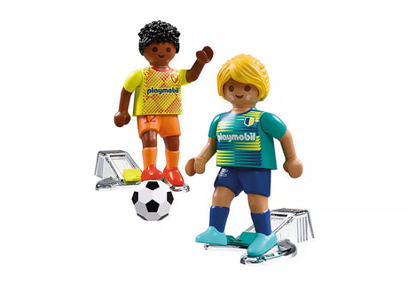 My Life | Soccer Players with two toy soccer players, a soccer ball, and goals