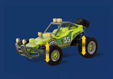 Cars | Off-Road Buggy green toy vehicle with large tires and visible suspension arrows