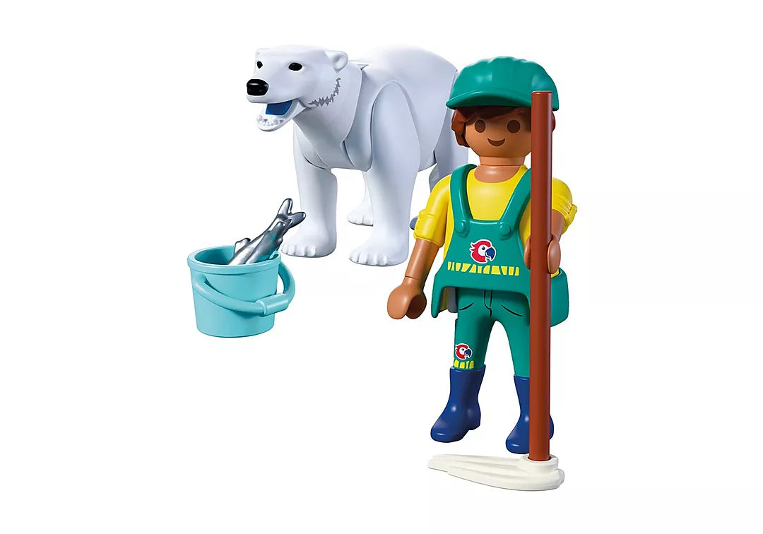 Animals & Friends | Zoo: Polar Bear & Keeper