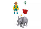 Animals & Friends | Zoo: Baby Elephant & Zookeeper