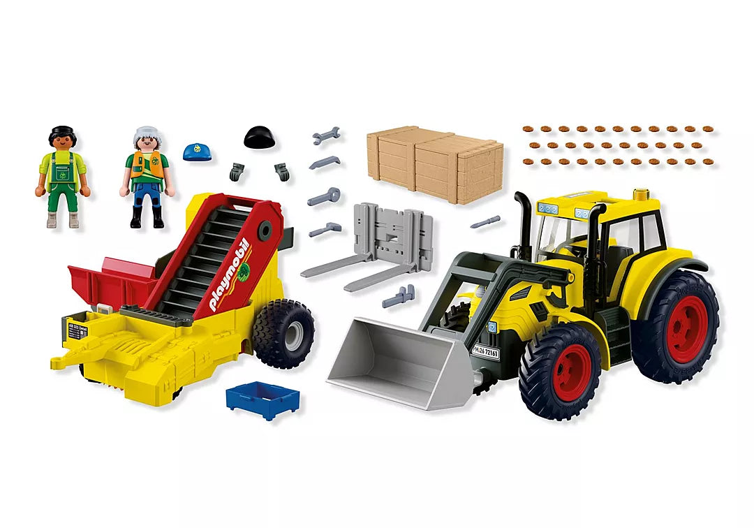 Country | Large Tractor with Potato Harvester